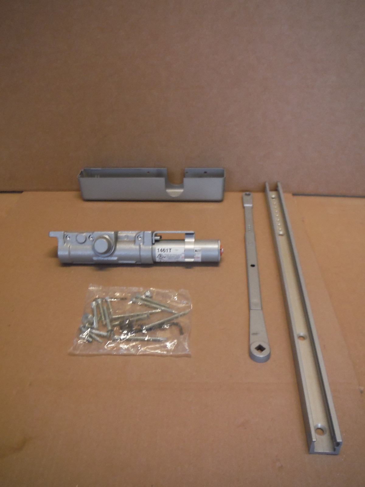 LCN IR Door Closer Super Stock 1461T Aluminum Finish Industrial Doors Office