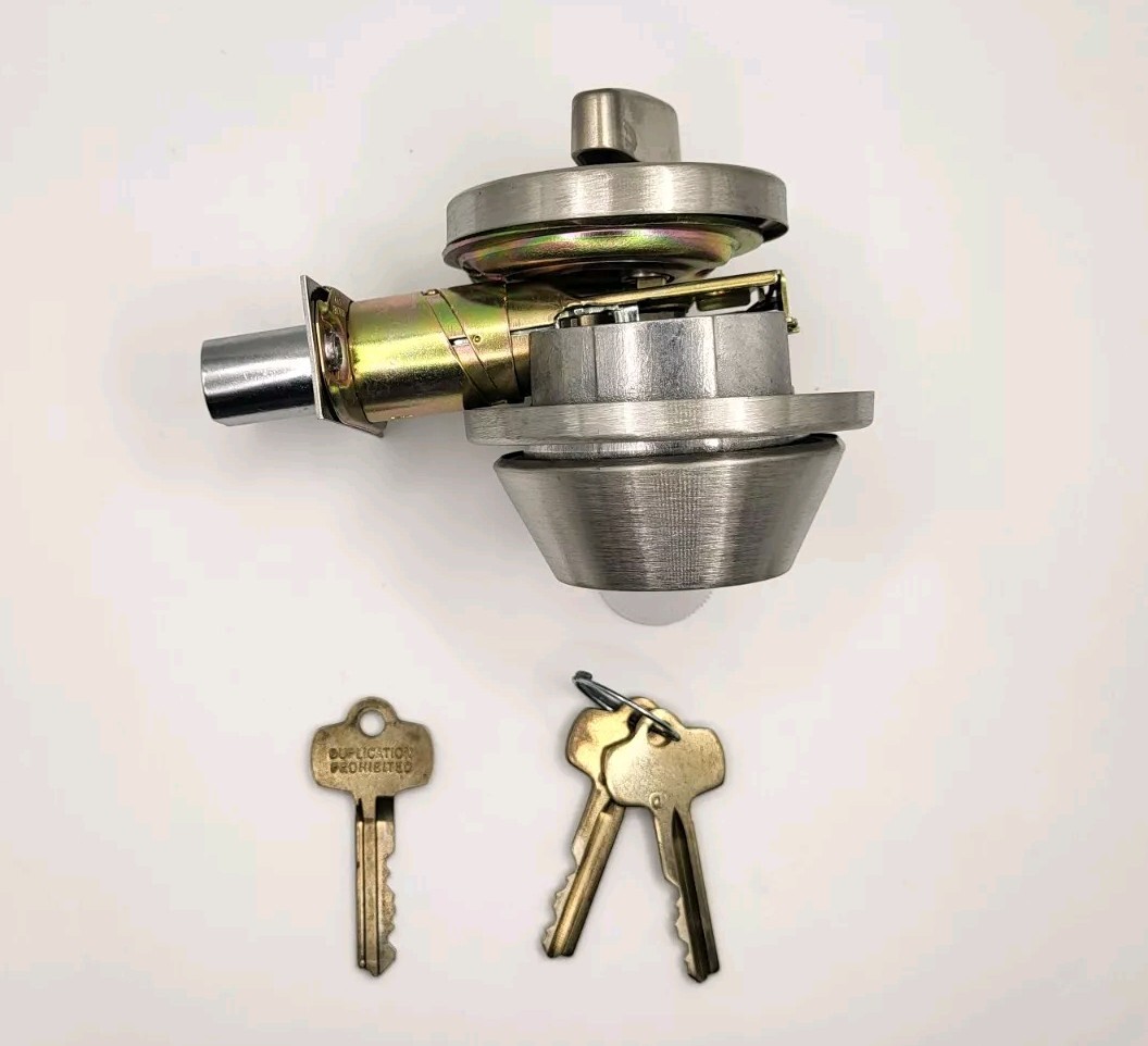 New Comercial SFIC Combo SC DB & Entry Lever Lock, W/2 Working & 1 Control Keys