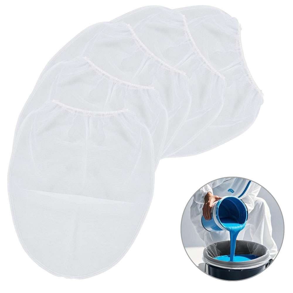 Paint Strainer Bag 5 Gallon Paint Filter 5Pcs – Fine Mesh Bag for 5 Gal Bucket