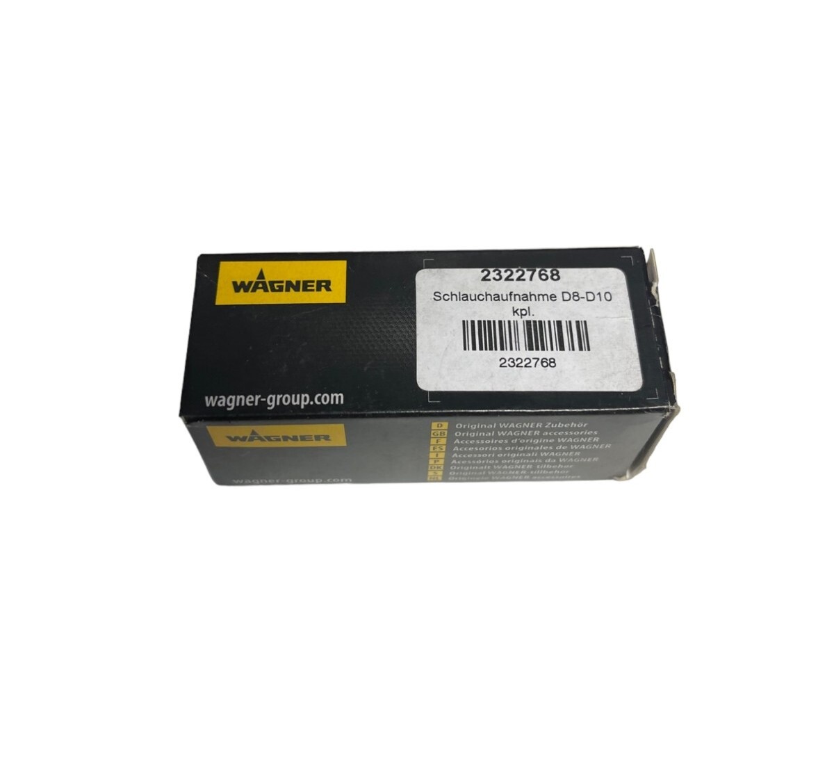 Wagner 2322768, D8-D10 Hose Connector **OEM**