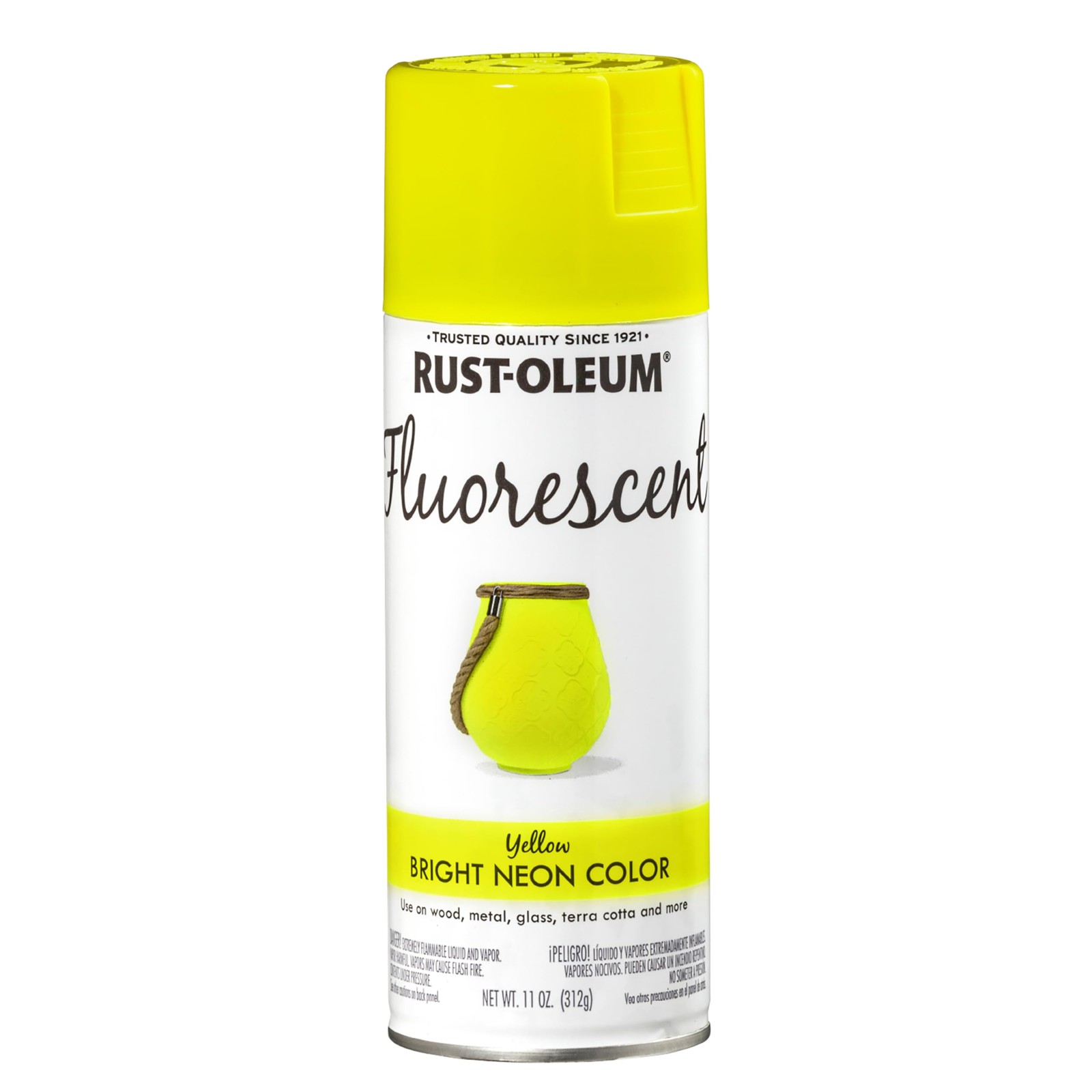 Rust-Oleum 342571 Specialty Fluorescent 11 oz (Pack of 1), Yellow