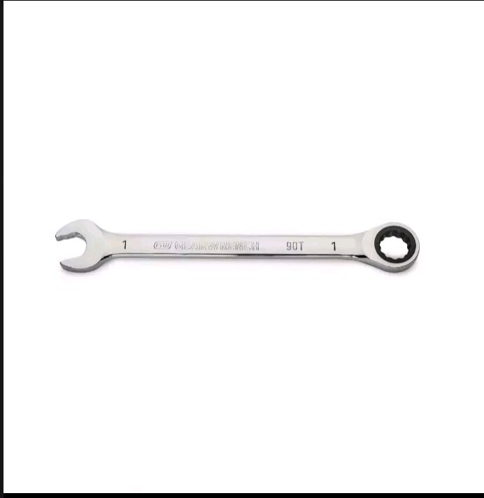 GearWrench 86953 – 1″ 90T (4degree) 12-Point Combination Ratchet Wrench 16/16″
