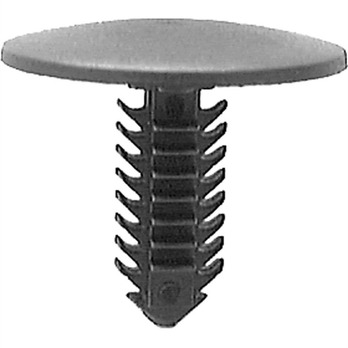 AVC.12571 AUVECO 12571 Fascia to Bumper Retainer, 1 in Dia Top Head, Nylon, Bla