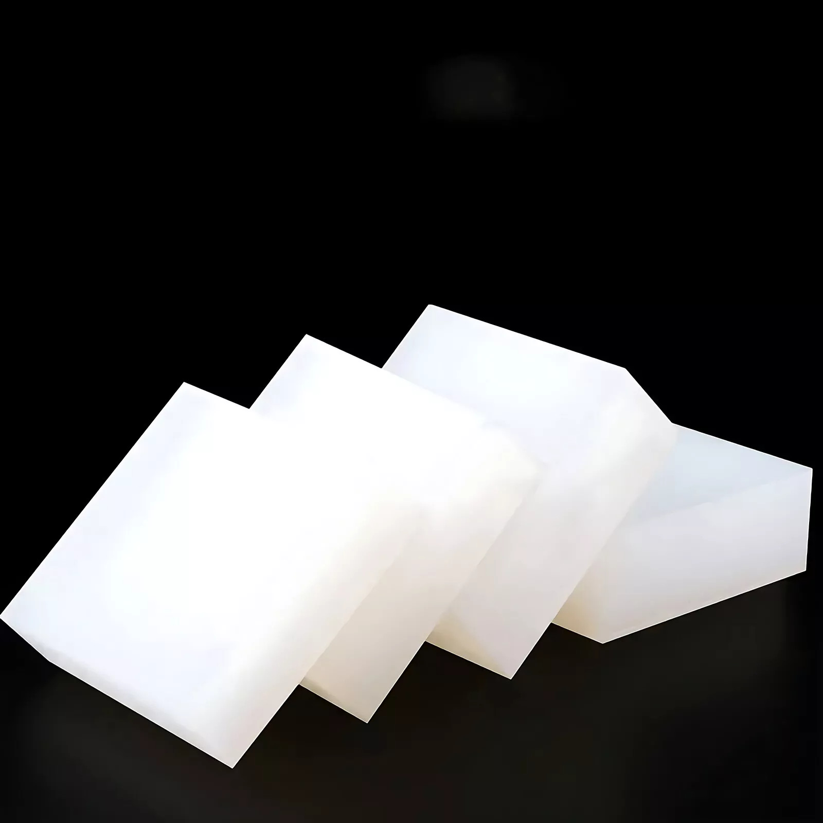 White Silicone Rubber Sheet Pad Length 50mm/100mm/200mm/300mm Thick 5mm-30mm