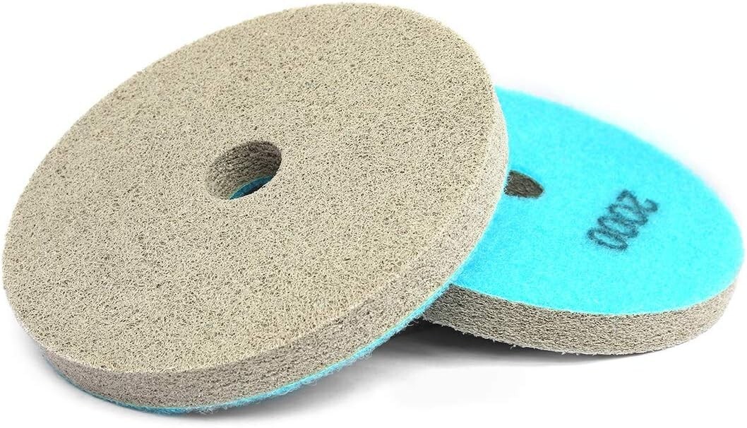 5″ Granite Marble SURFACING STONE PROCESSING Diamond Polishing Sponge Pad