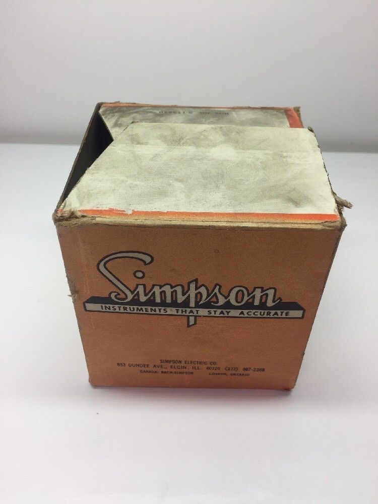 New!Simpson Alternating Current Instrument SK525-447-3 *Fast Shipping* Warranty!
