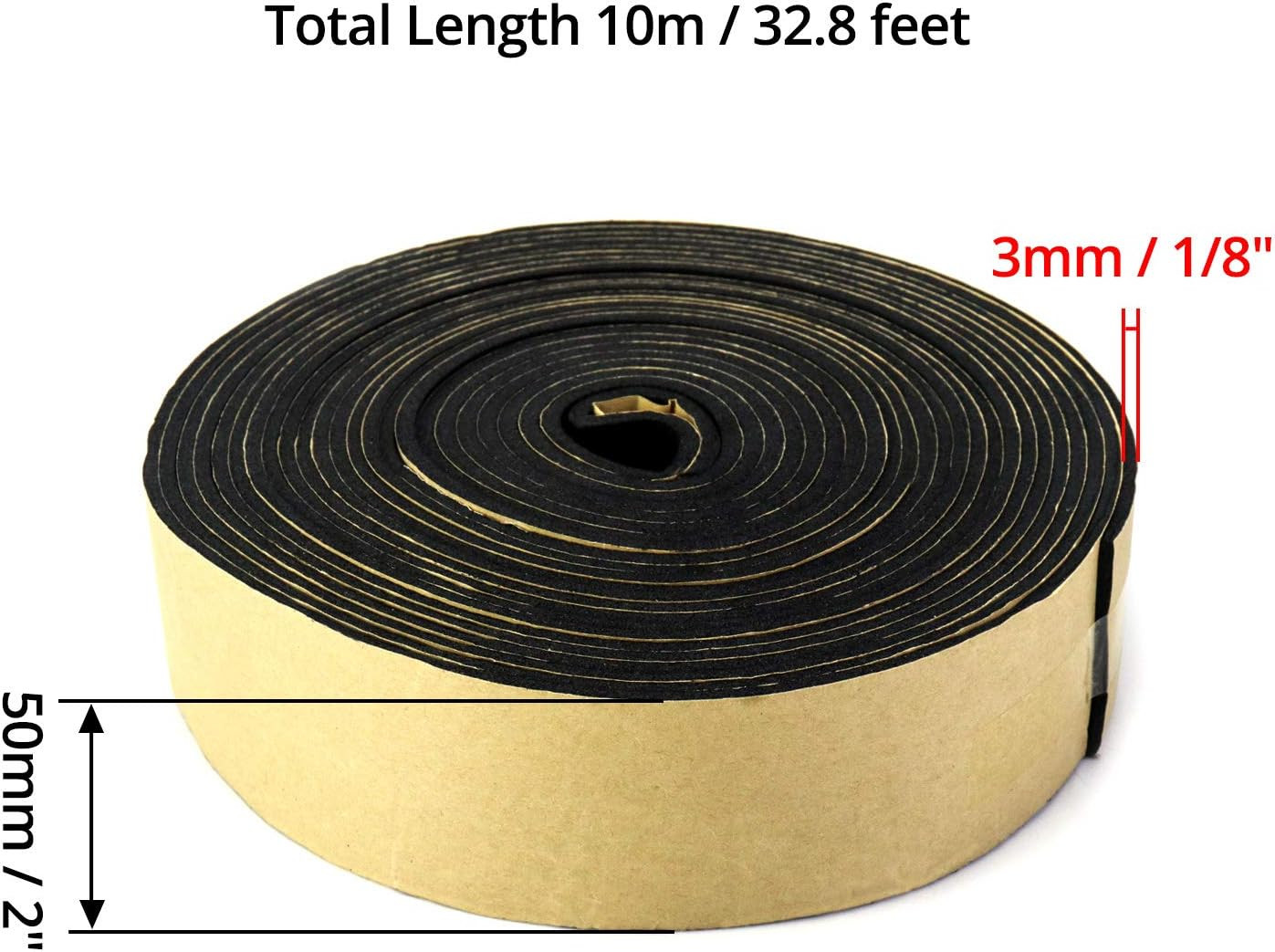 Pipe Wrap Insulation, Waterproof Foam Insulation Tape Adhesive for Hot or Cold P