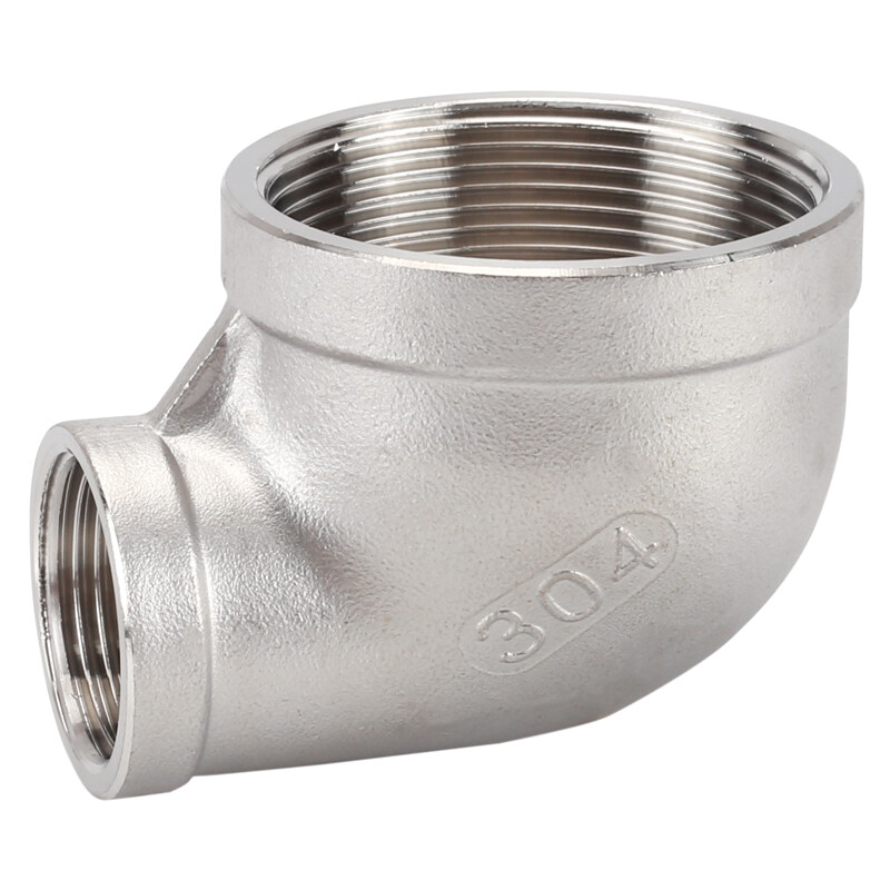 304 Stainless Steel Thread Reducing 90 Degree Elbow Fitting 1/2″ 3/4″ 1″ – 4″
