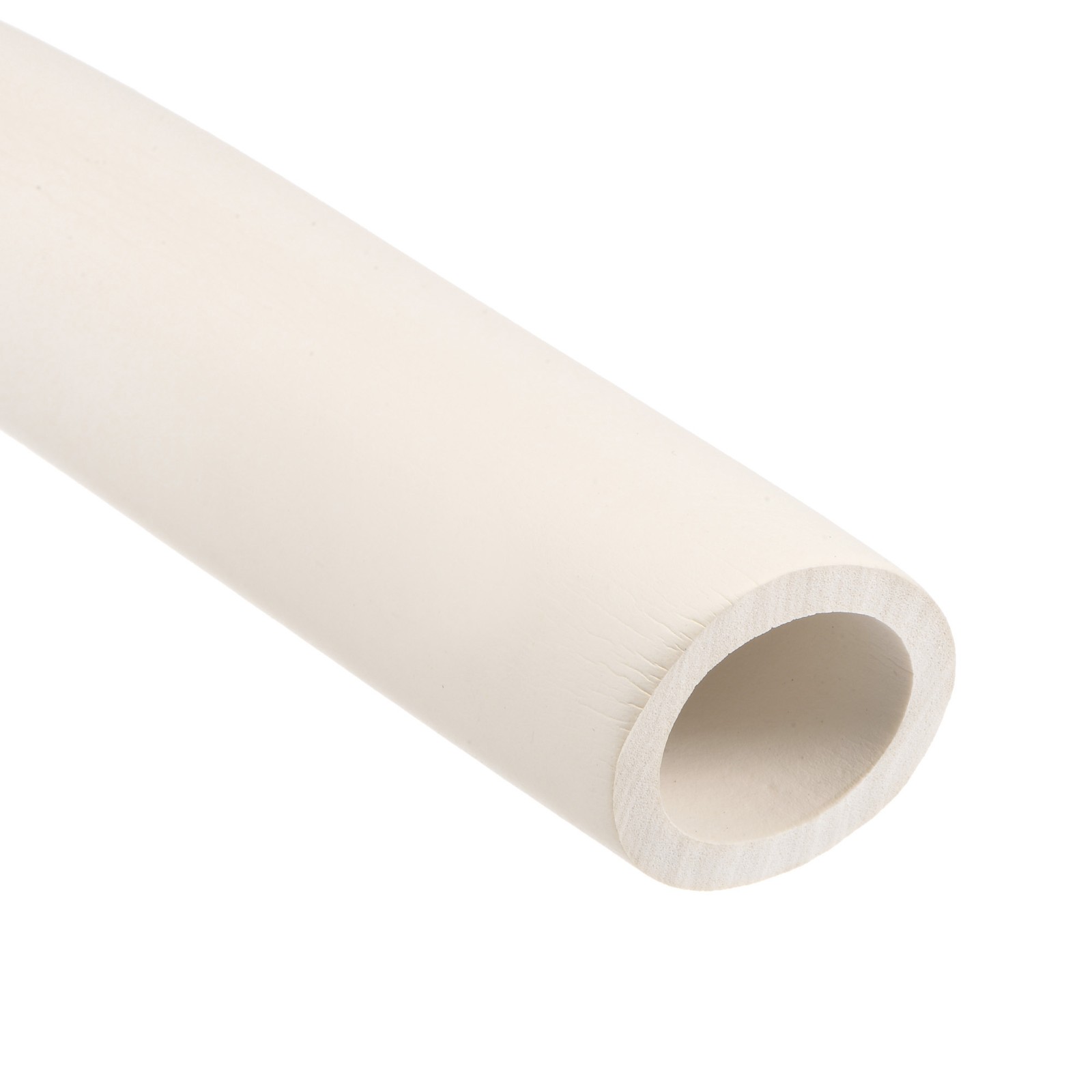 1″ ID 35mm OD Foam Tubing for Handle Grip Support Pipe Insulation 1m White