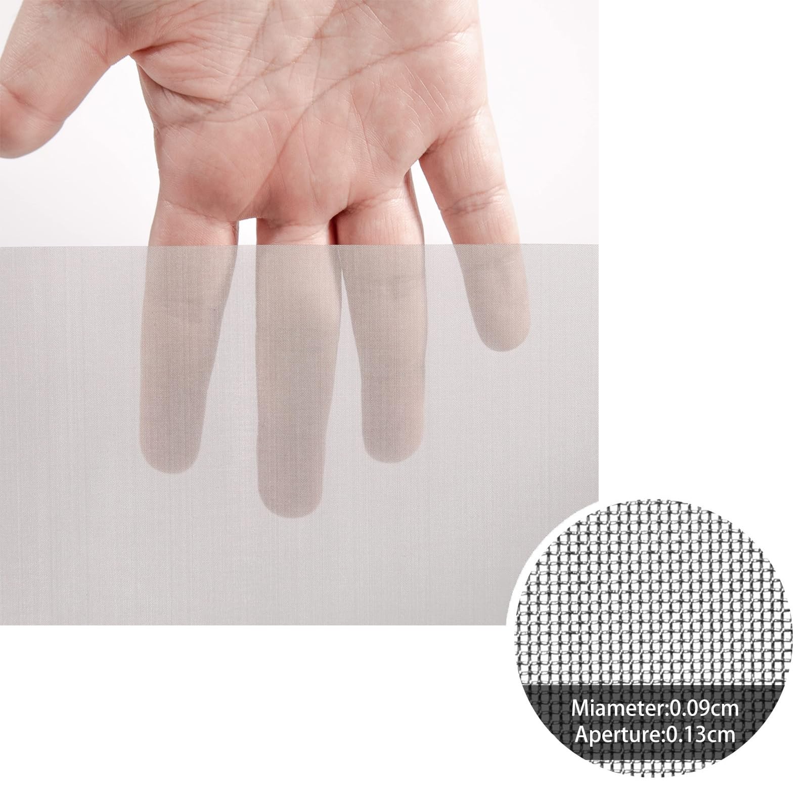 120 mesh Screen, 304 Stainless Steel 120Mesh 30X100CM, Silver