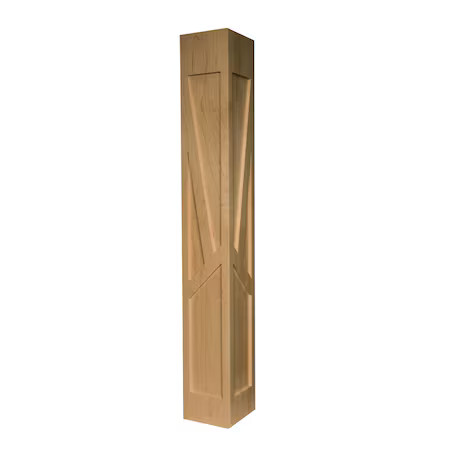 OSBORNE WOOD PRODUCTS 2787A 35 1/2 x 5 Rider Contemporary Island Leg in Alder