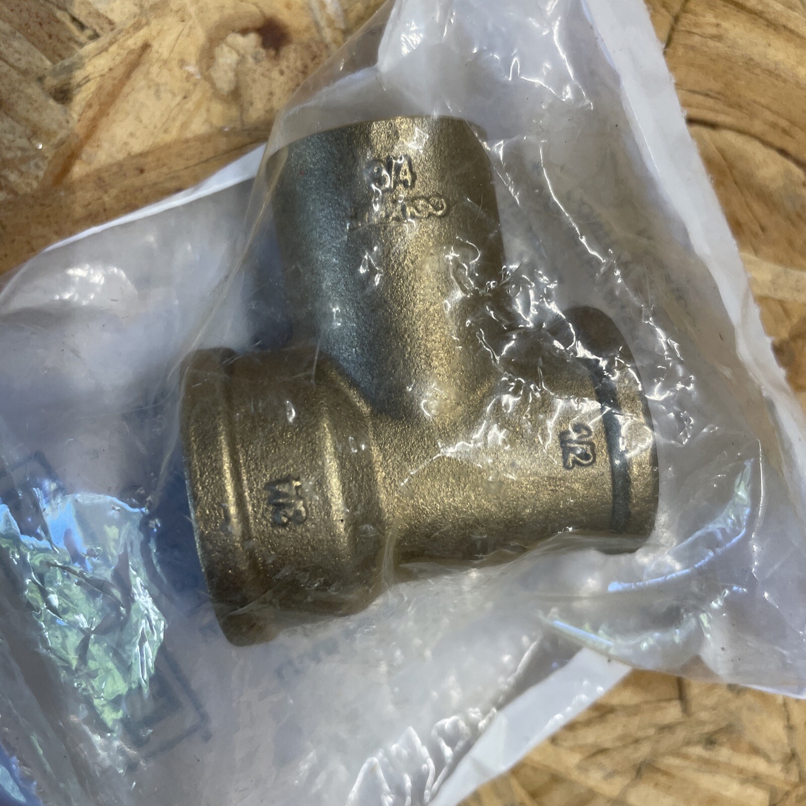 (3 Pack) Everbilt C7103-LF 3/4 in. x 1/2 in. x 3/4 in. Forged Bronze FXFXC Tee