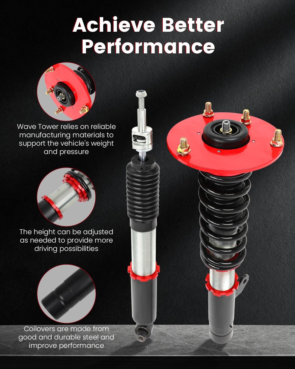 Coilover Damping Adjustable Lowering Kit for BMW 320i 325i 328i 328d 2012-2018