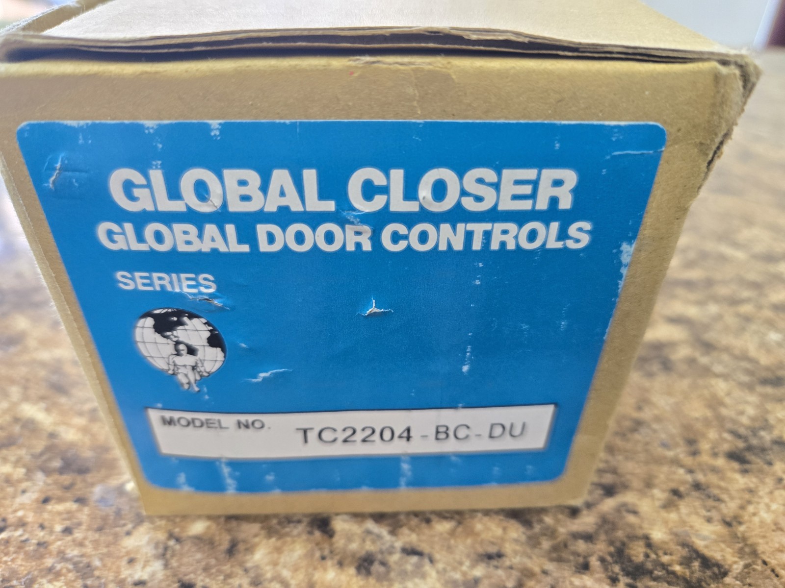 Global Door Controls Commercial Door Closer in Duronotic with Backcheck