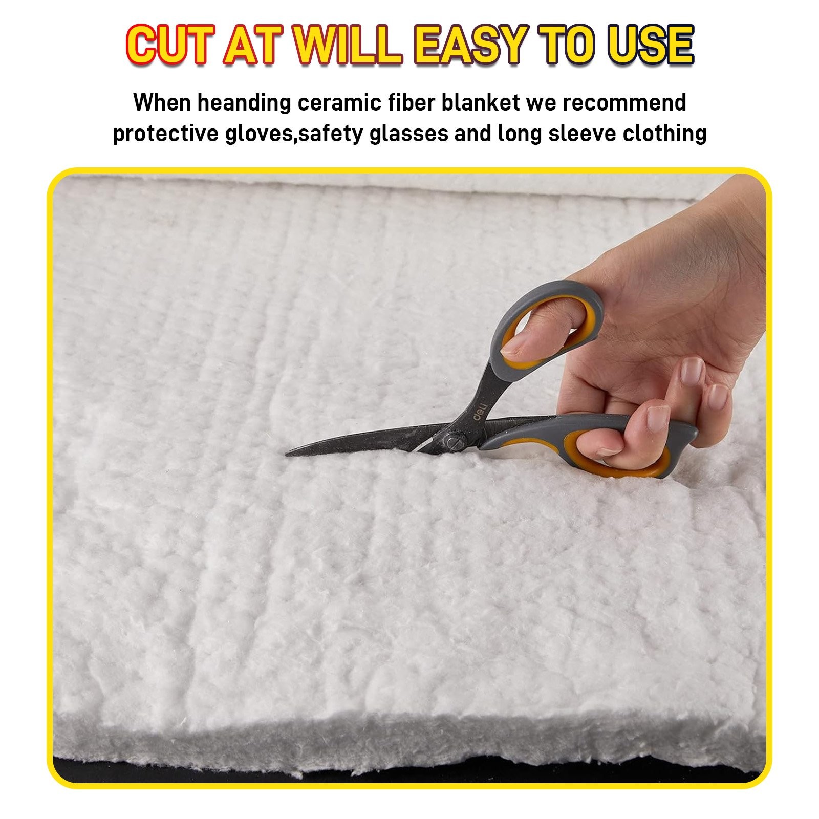 24″×12″ Ceramic Fiber Insulation Mat High Density High Temperature Insulation US