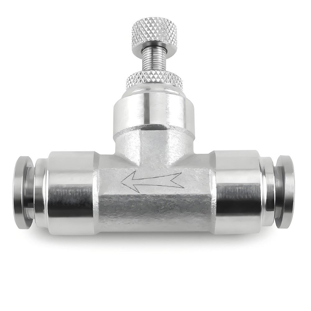 Pneumatic Push Fit Connector A2 Stainless Steel Tube Pipe Joiner Air Water Lines