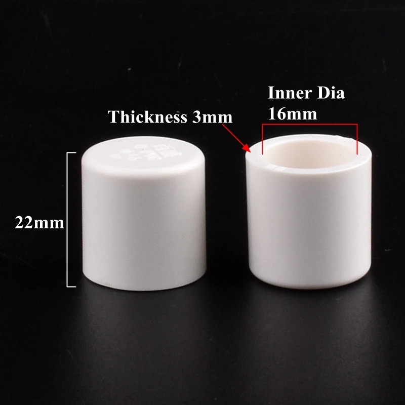 1~5Pcs White 16Mm Pipe Fittings Connector Garden Irrigation Direct Tee Elbow Uni