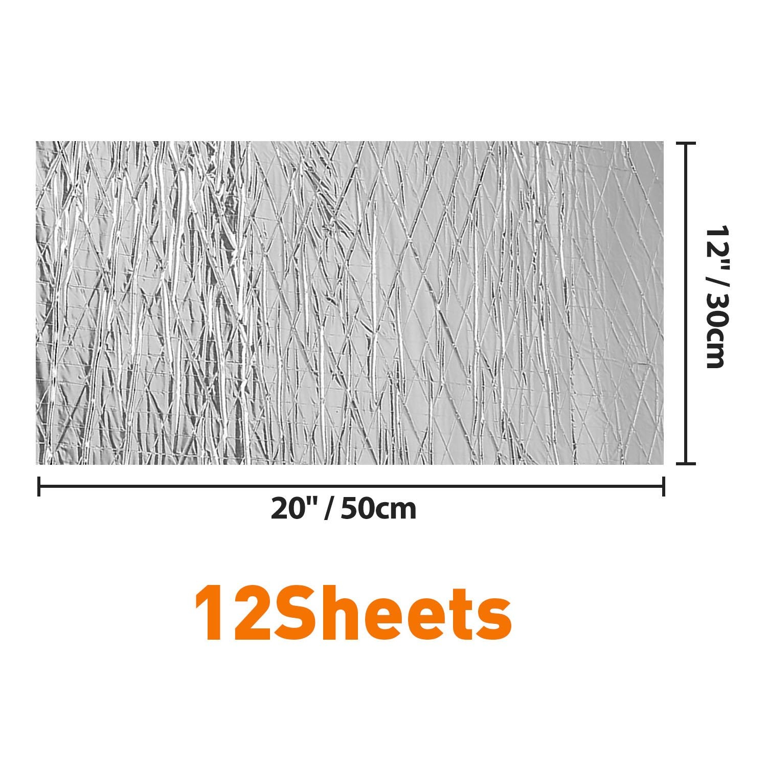 For Inner wall of ventilation duct Sound Deadener shock absorption Mat 19sqft