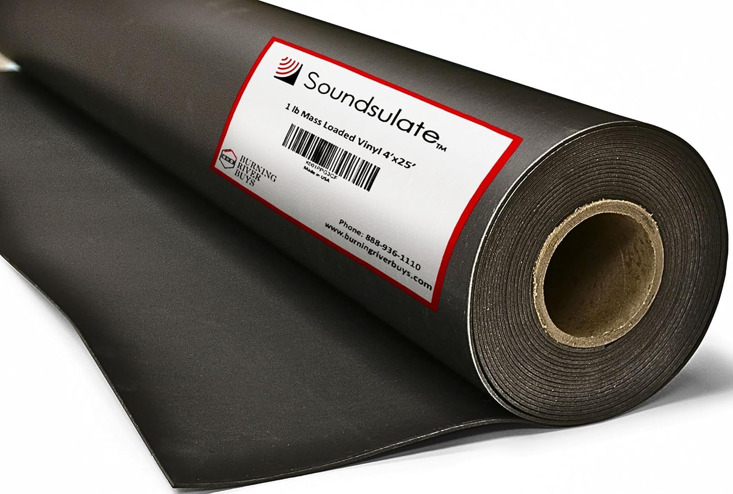 Soundsulate Mass Loaded Vinyl 1 lb Soundproofing Barrier Roll