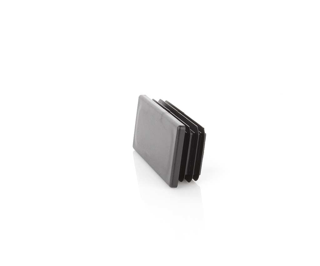 10x Louver Plugs Rectangle Tube 35x45mm Rectangle White End Caps Plastic