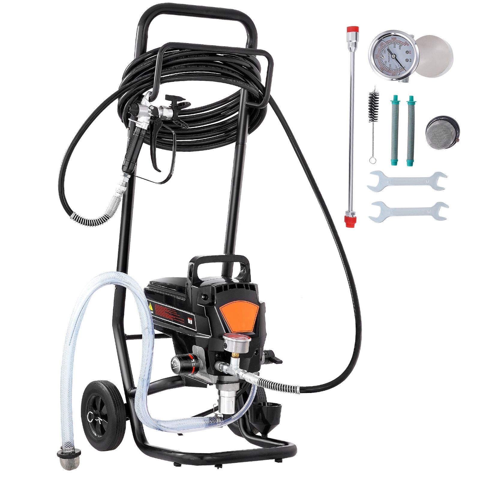 Stand Airless Paint Sprayer, 950W 3000PSI High Efficiency Electric Airless