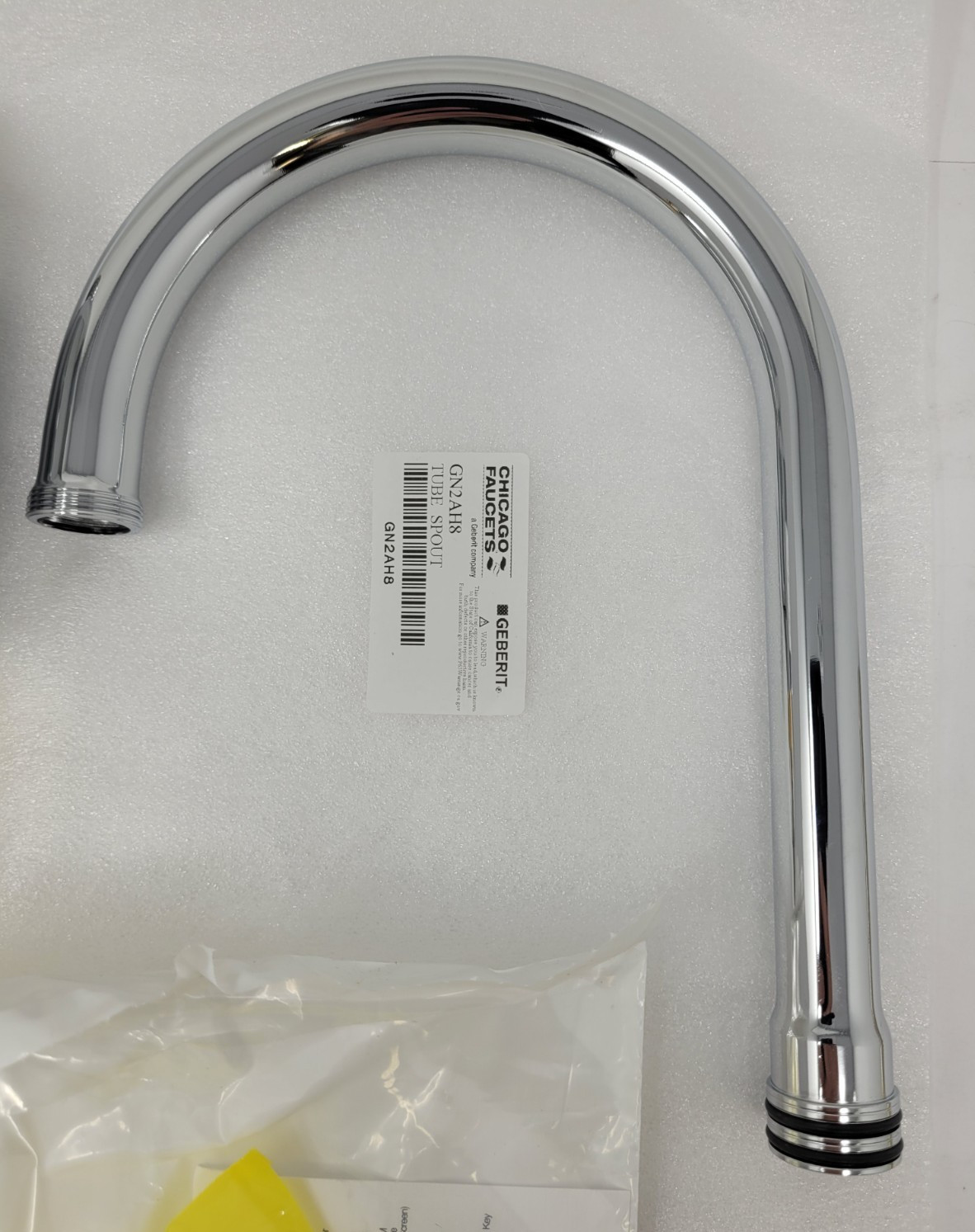 Chicago Faucets 116.103.AB.1T HyTronic Gooseneck Deck Touchless Sink Faucet