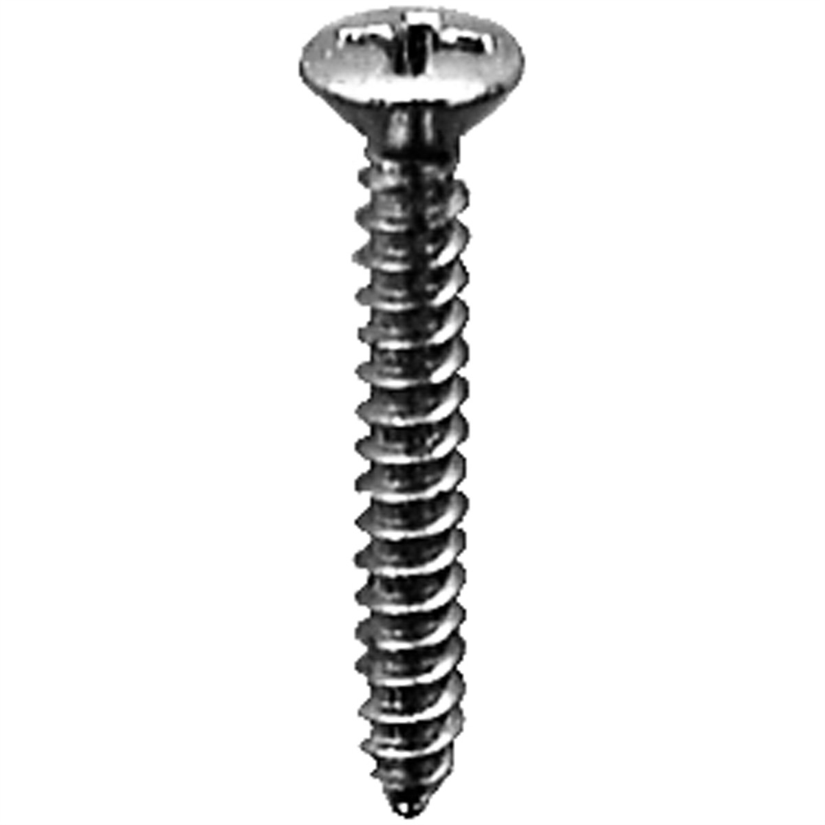 AVC.AP2710 AUVECO PAK PHIL OVAL HS T.S., #8 X 3/4, CHRM