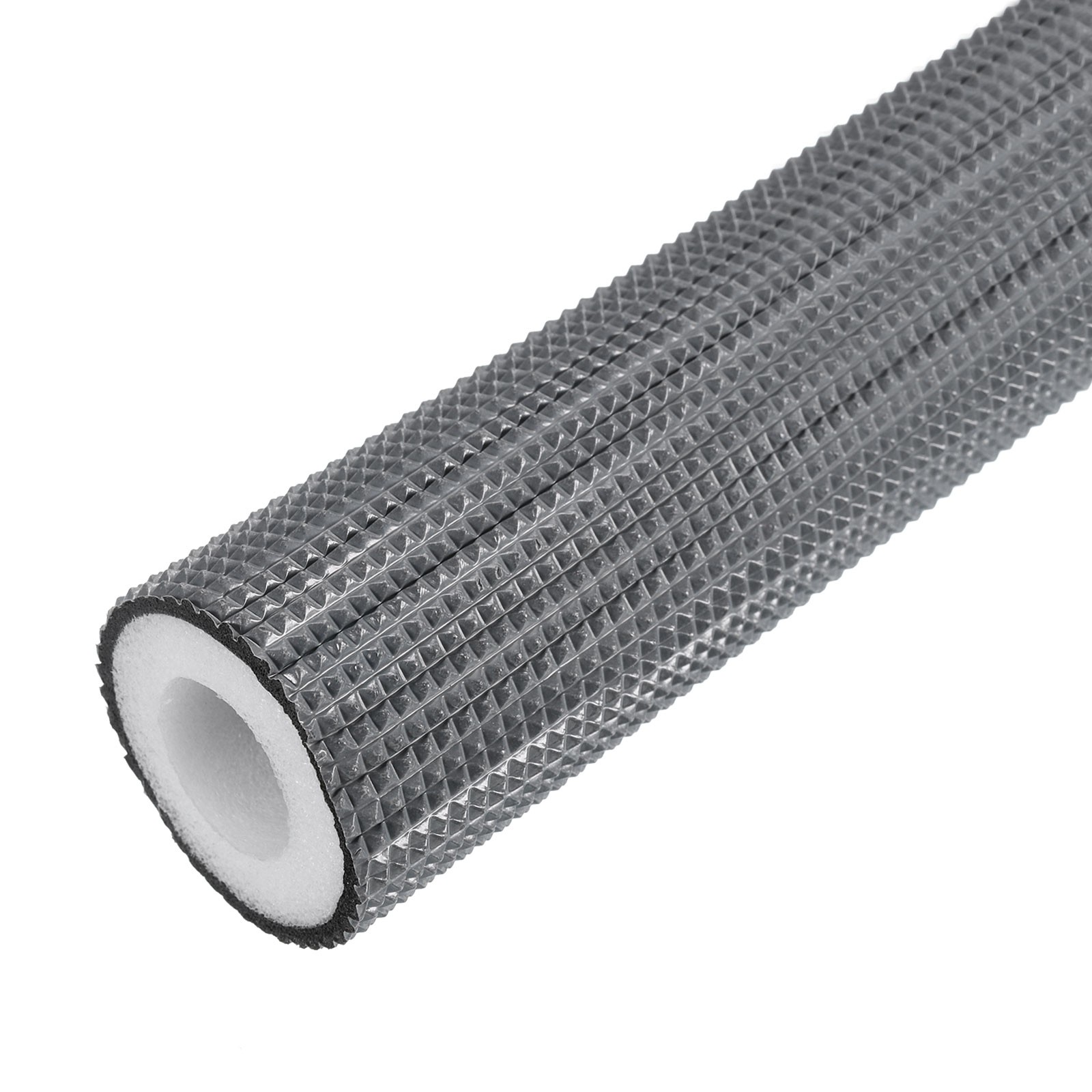 19mm ID x 10mm T x 1.8m Pipe Insulation Tubing Insulated Foam Tube Gray White