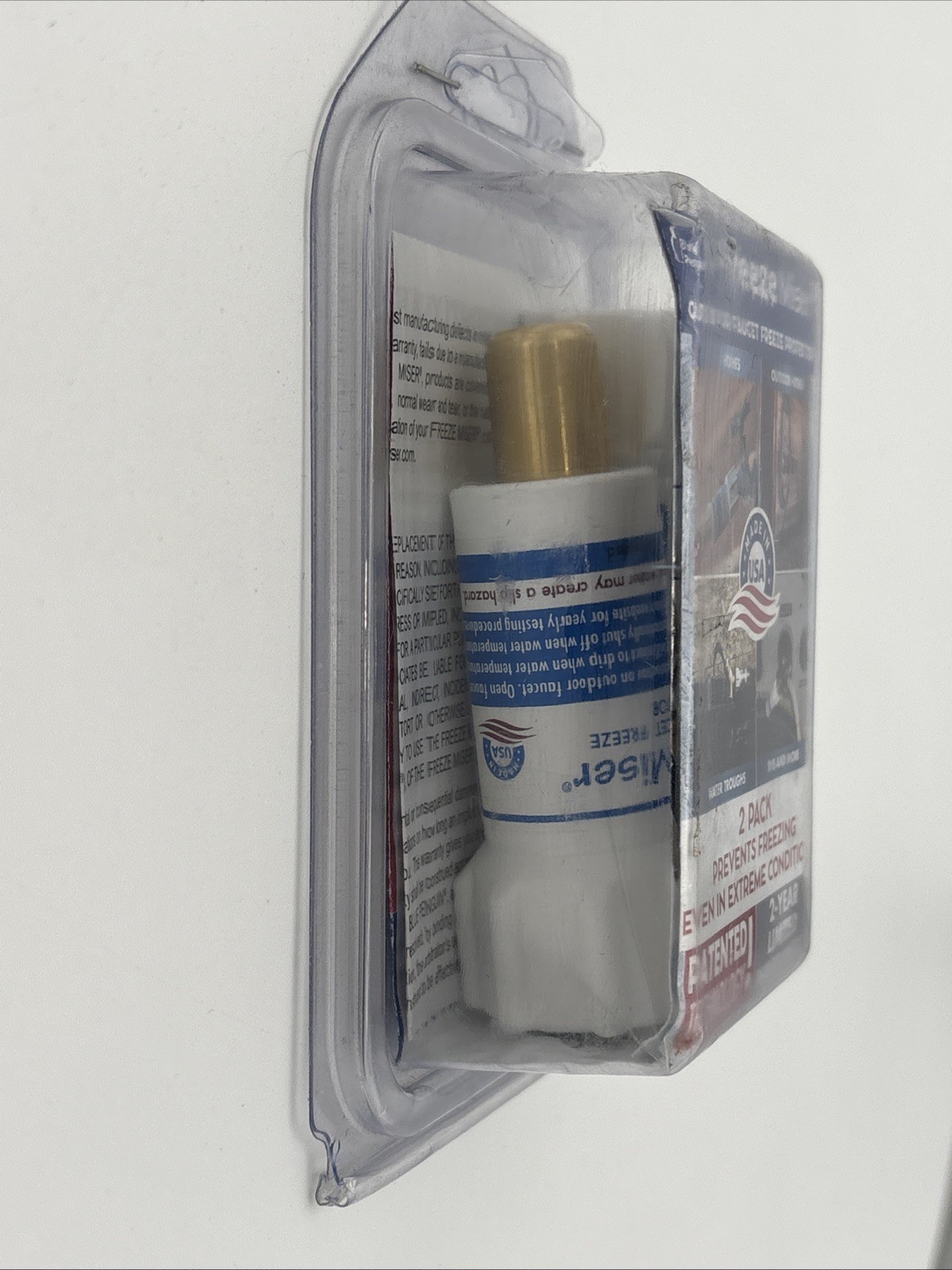 2-Pack Freeze Miser Outdoor Faucet Freeze Protection Even In Extreme Conditions