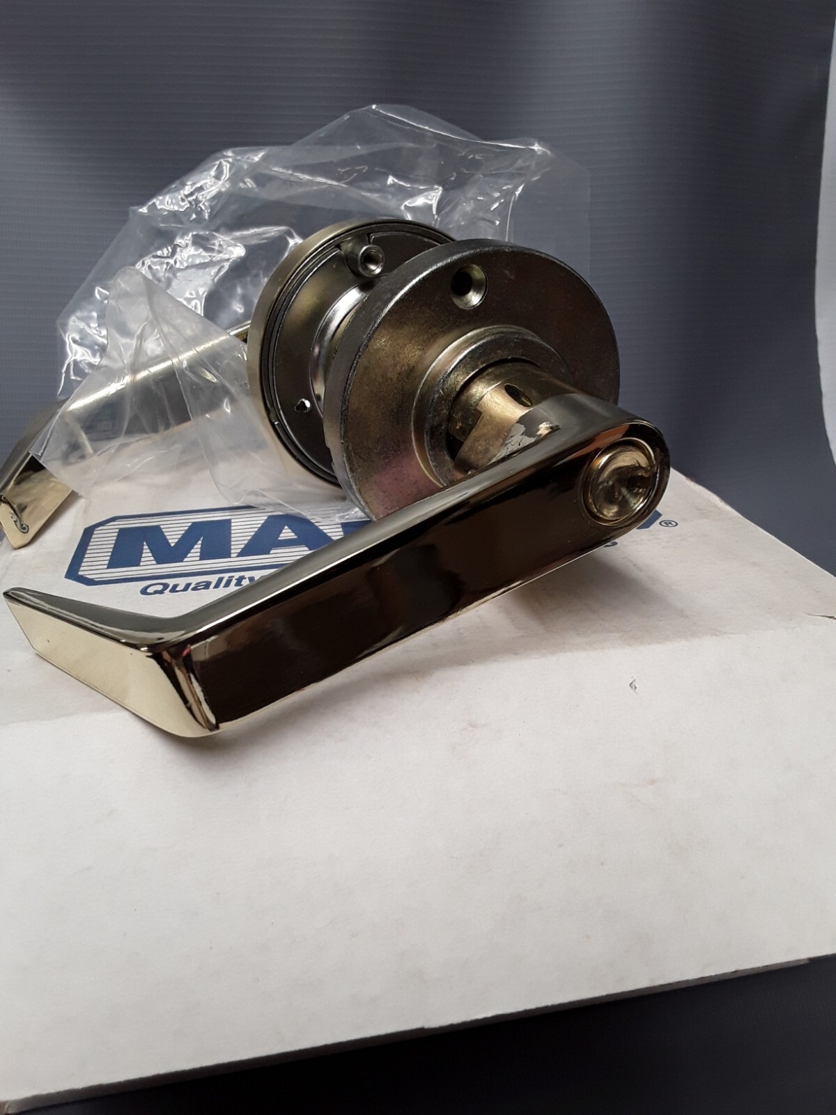 Marks USA Patio Lock, American Lever Brass 190P/3-S New