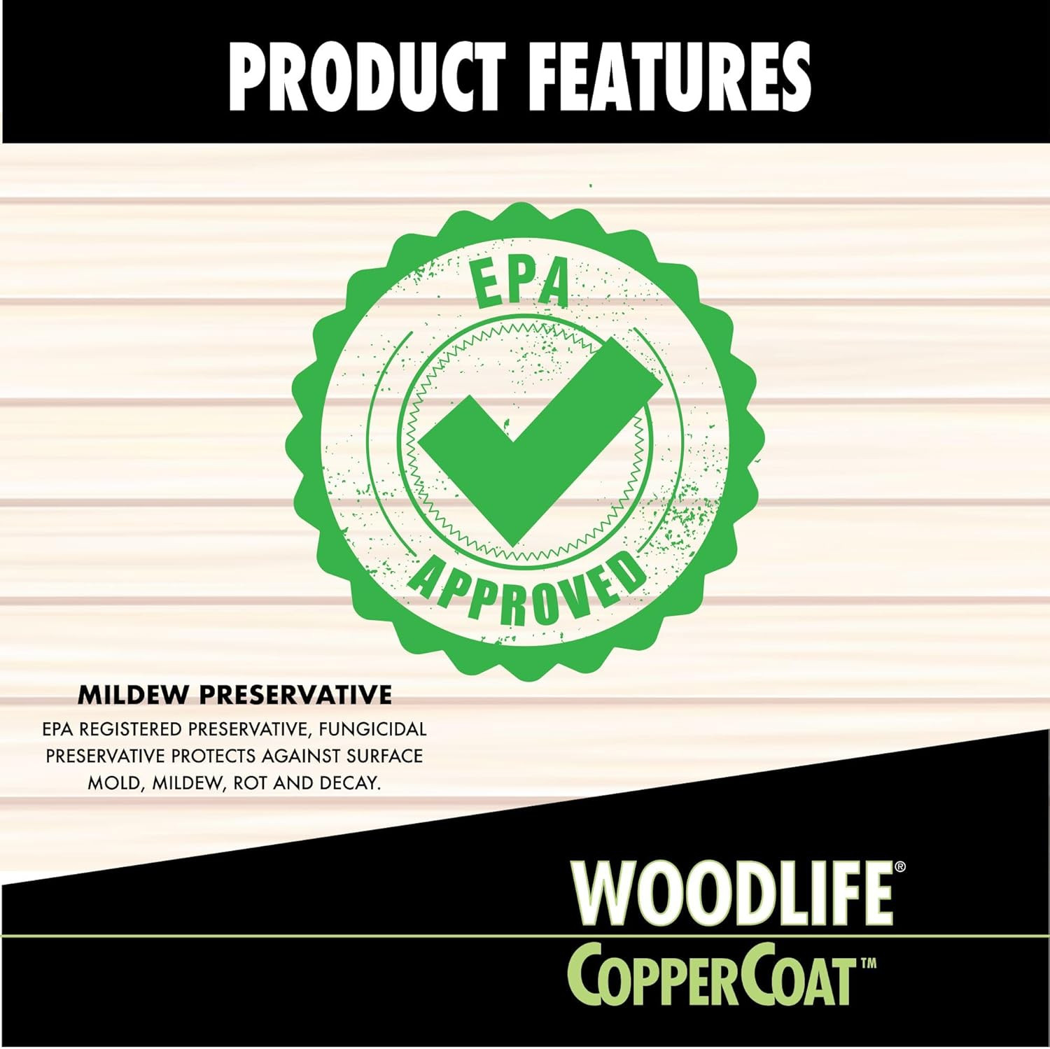 WOODLIFE 1901A CopperCoat Green Wood Preservative Gallon Green
