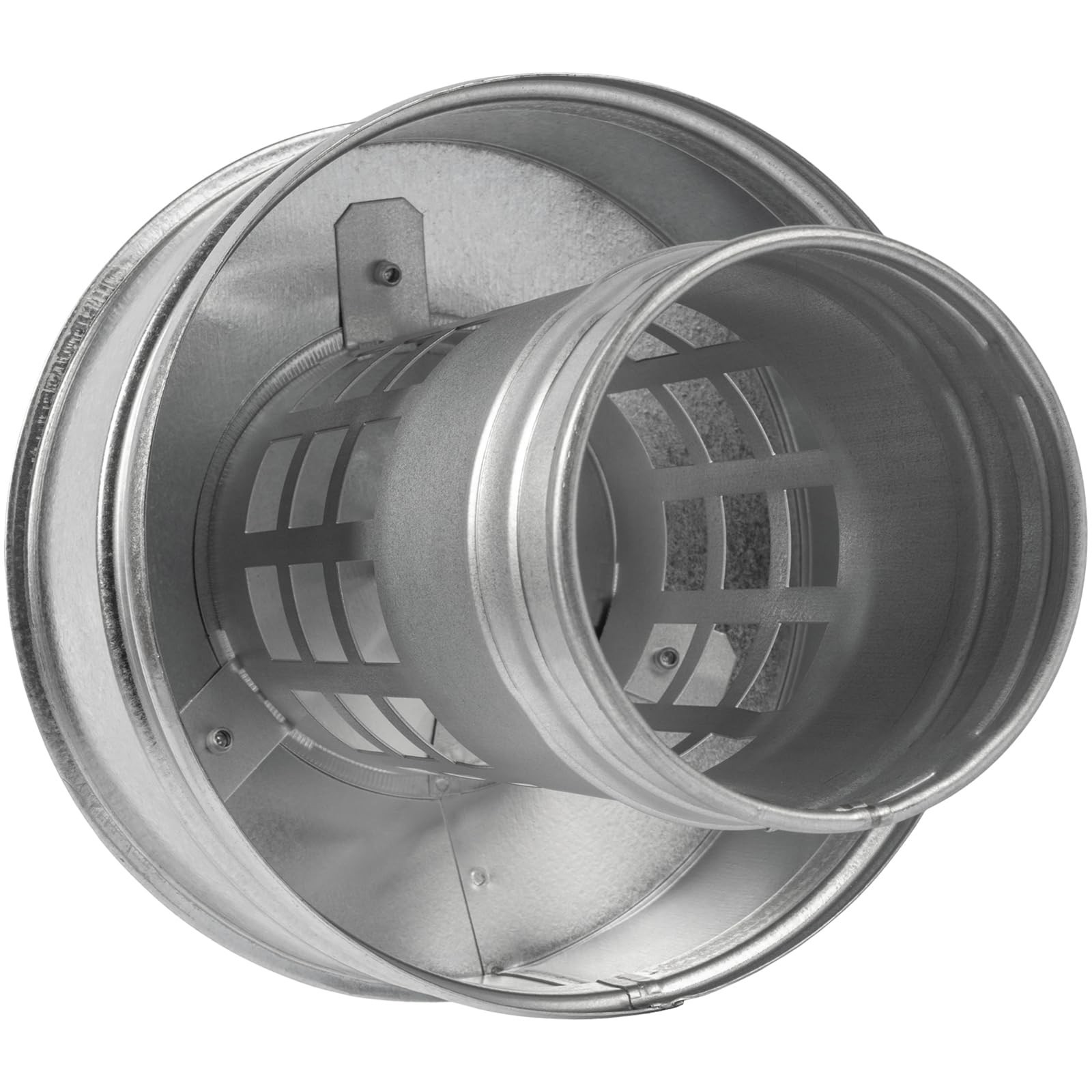 4 Inch Roofing Rain Cap – Galvanized Steel Round Roof Vent Cover – All Weathe…
