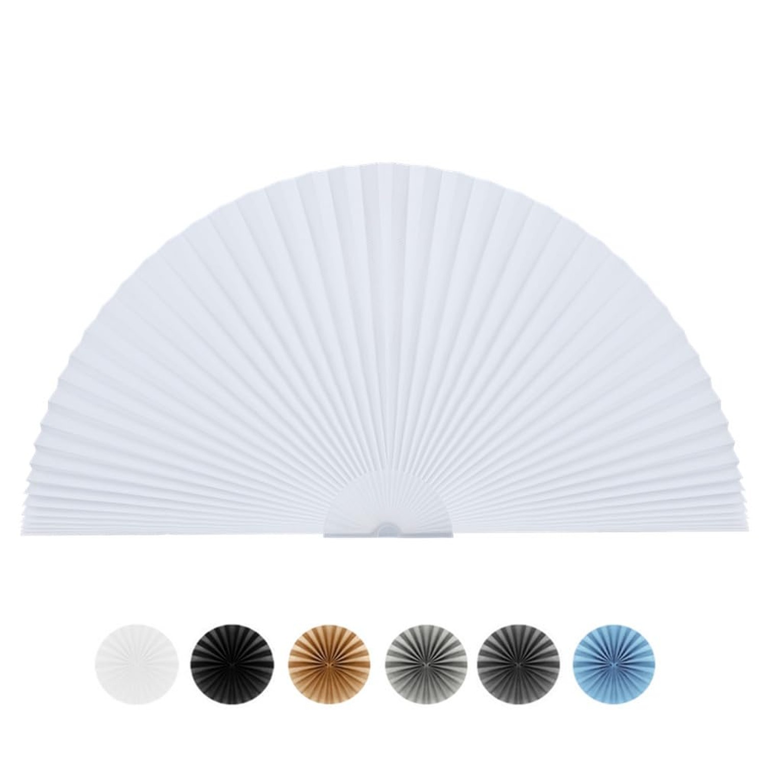 Arch Window Shade Radius 12 inch Half Circle Arched Non-Woven Stick on Cut to…