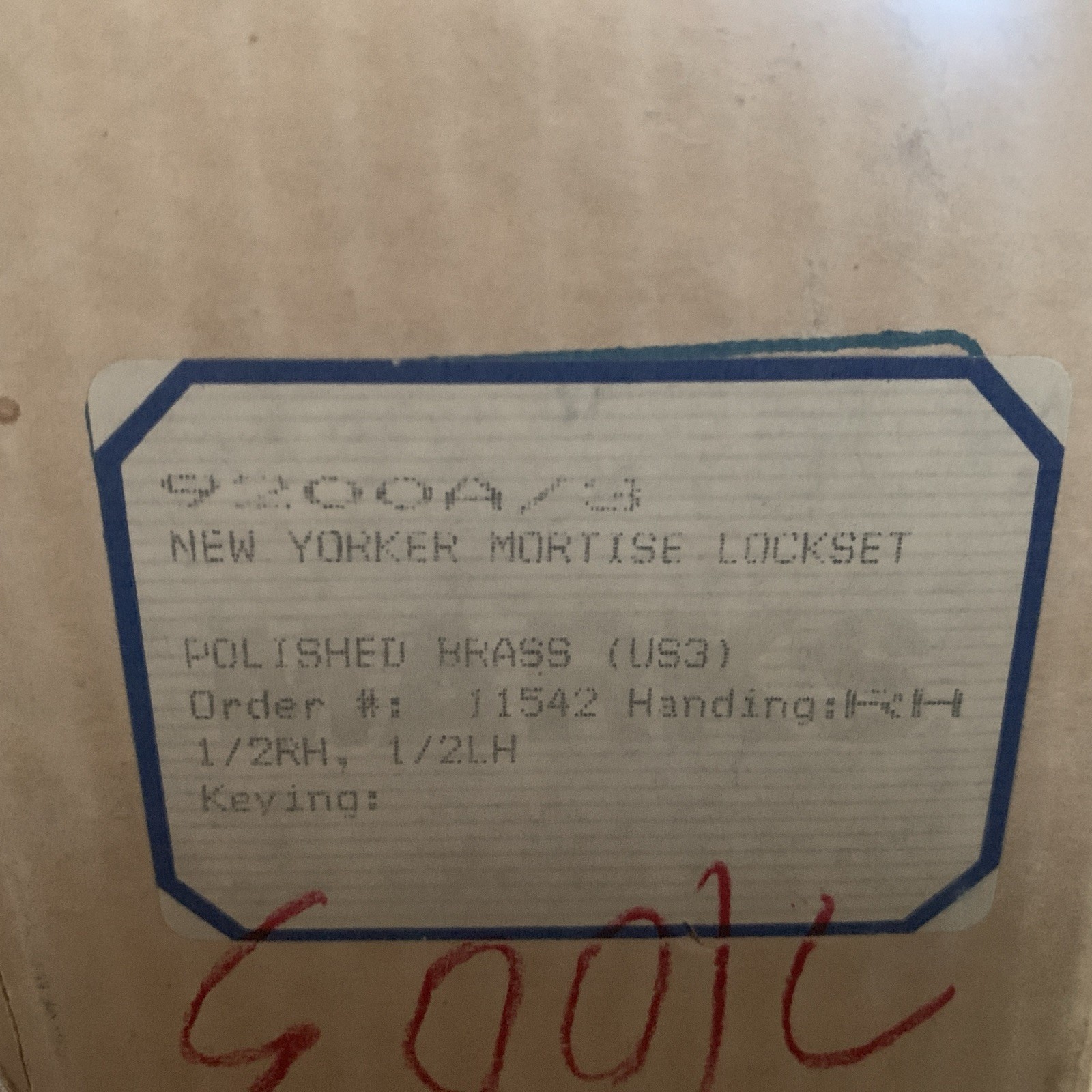 Marks Mortise Lockset With Lever Handles 116A/26D Right Hand
