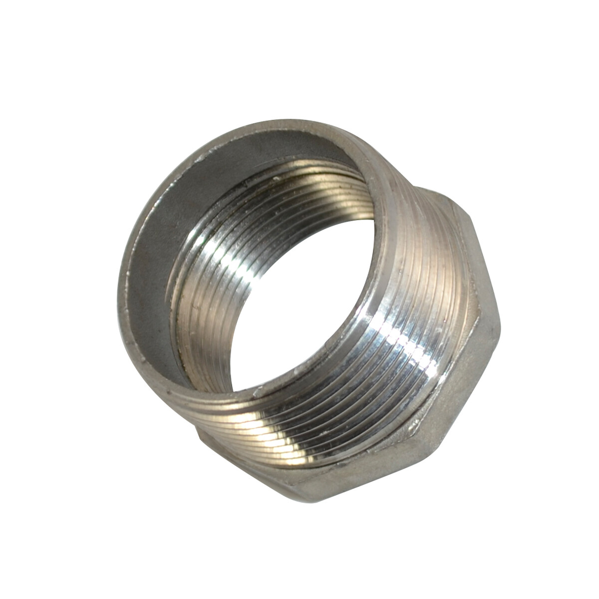 1.5″ male to 1.25″ NPT female HEX Reducing bush adapter Pipe Fitting Stainless
