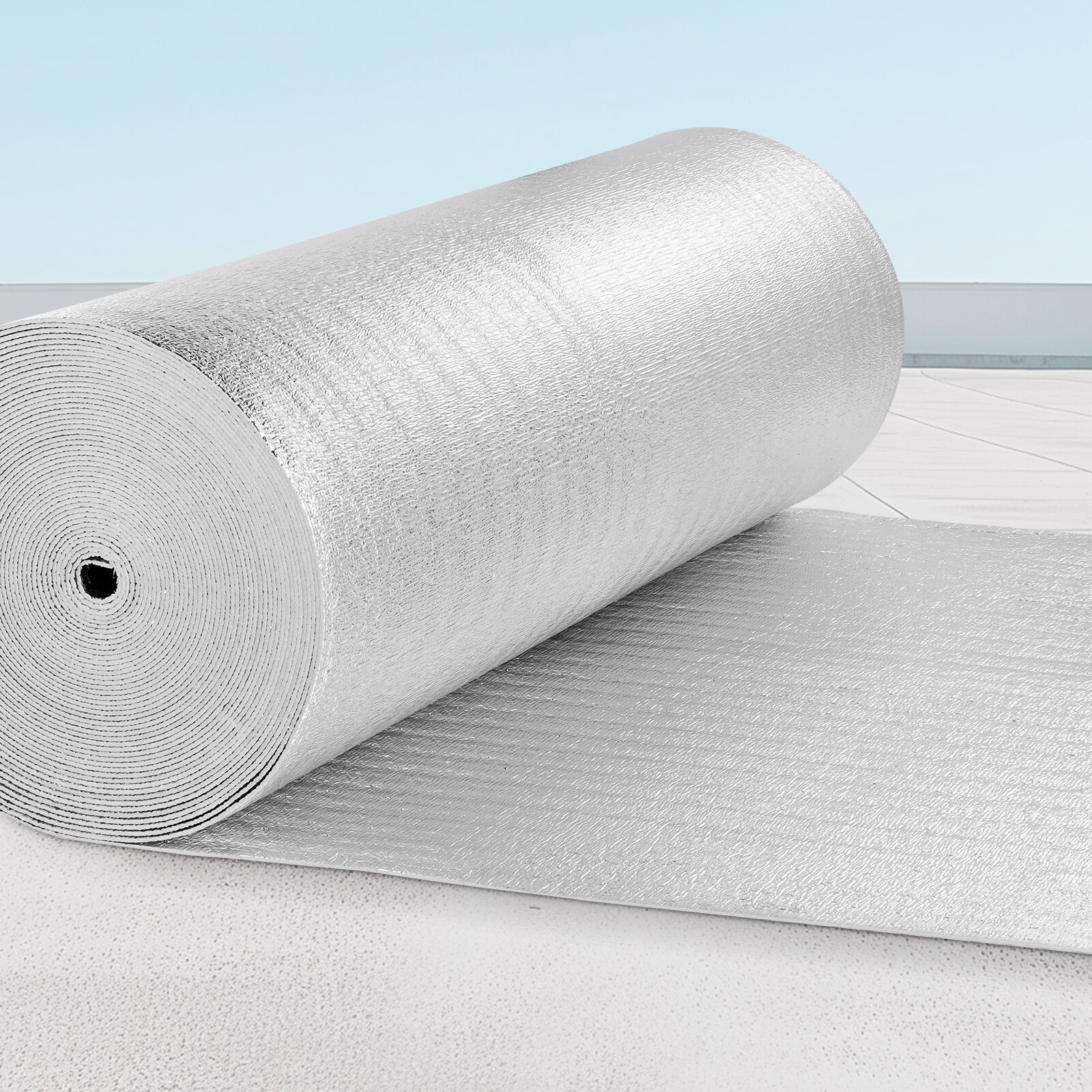 Double Reflective Insulation Roll Foam Radiant Barrier 48in x 100ft 3.5mm