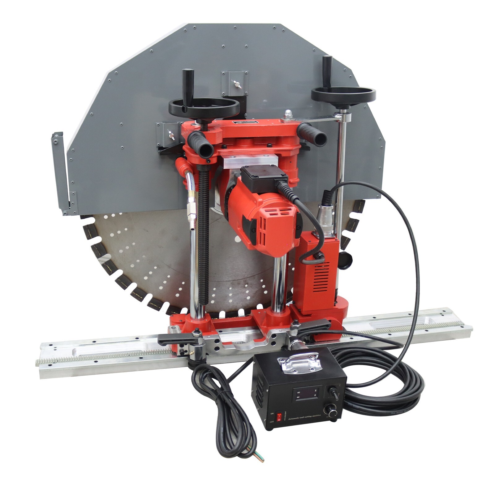 12.6in Concrete Wall Cutter Wall Saw 220V Quickly Disassemble Track 31.5″ Blade