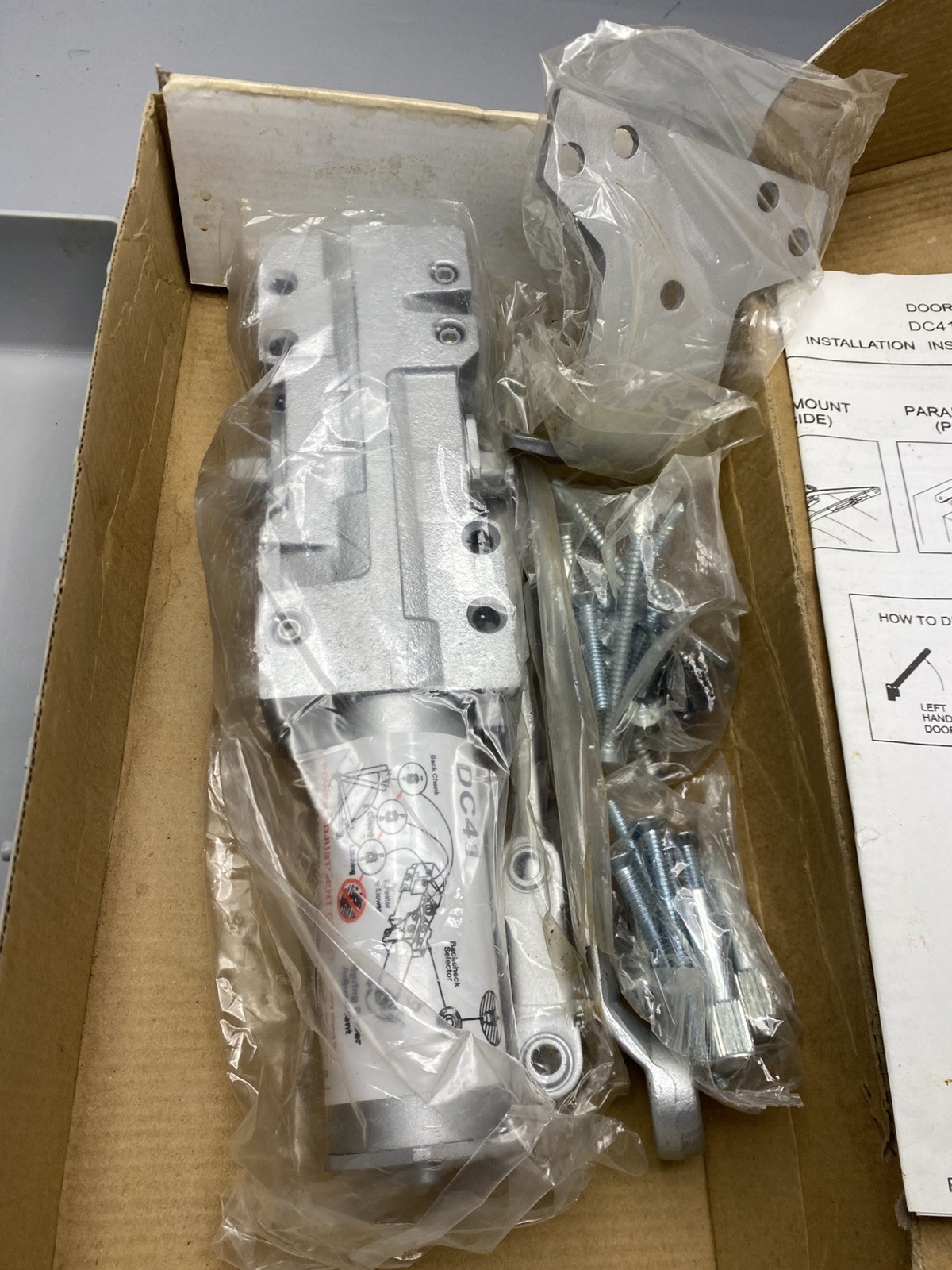 Dc41AL Commercial Grade 1 Door Closer Regular Or Parallel Arm Mount