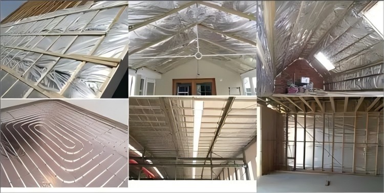 7MM Thickness Reflective Insulation Sheet, Heat Sound Deadener Aluminum Foil