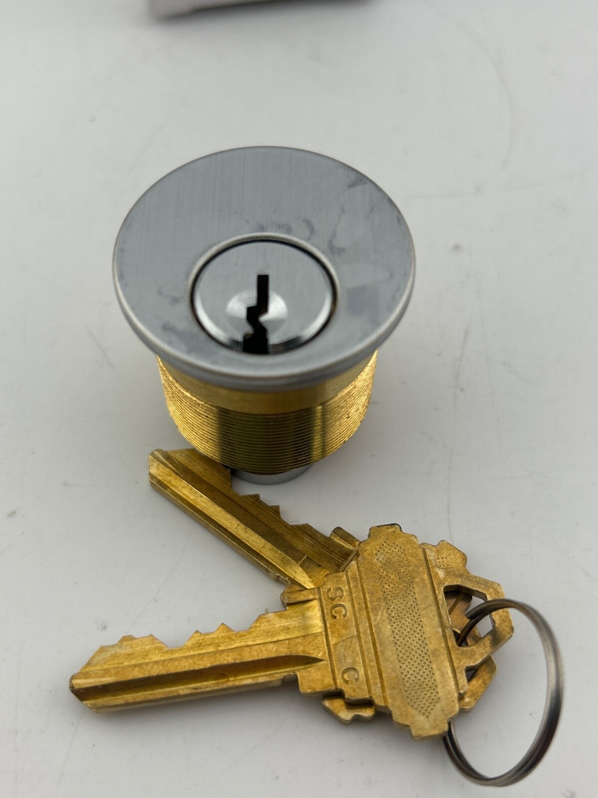 M118-SC-26D 1 – 1/8″ KEYWAY SCHLAGE C CAM SARGENT Mortise Cylinder KEYED ALIKE