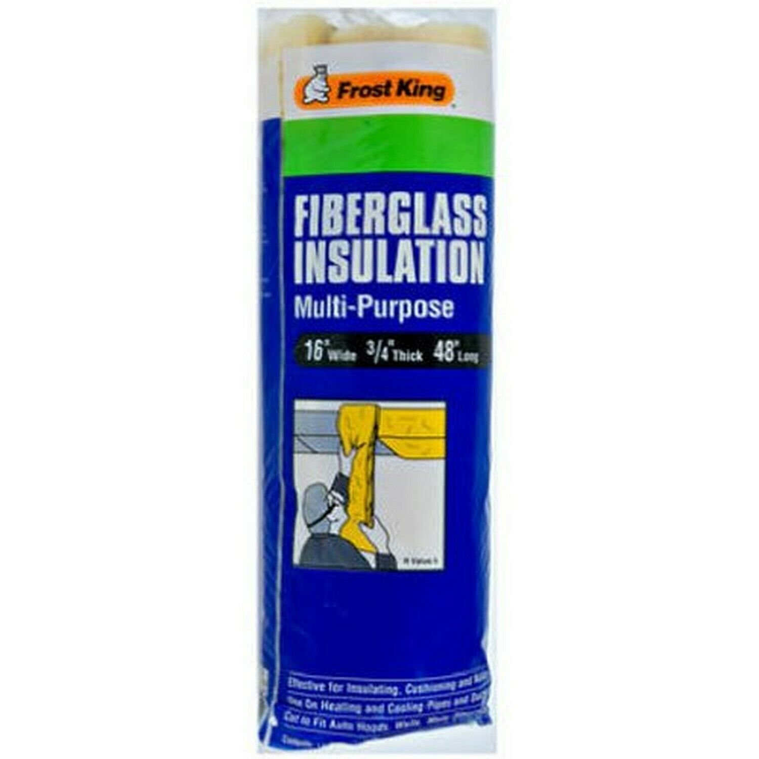 Frost King Fiberglass Utility Rollos, 16″x1″x48″