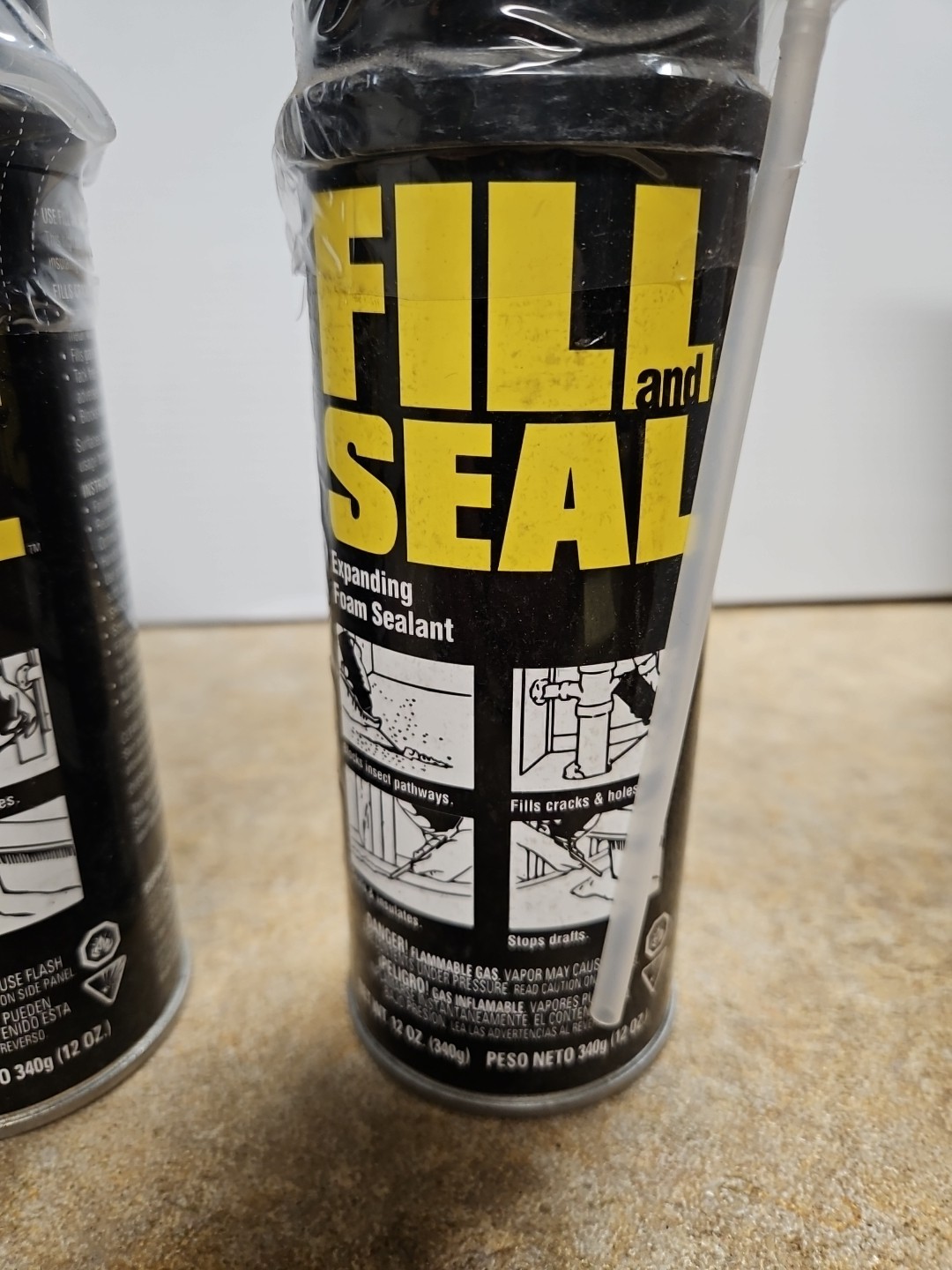 4 Cans Dow Fill and Seal Expanding Foam Sealant Insulation 12oz New