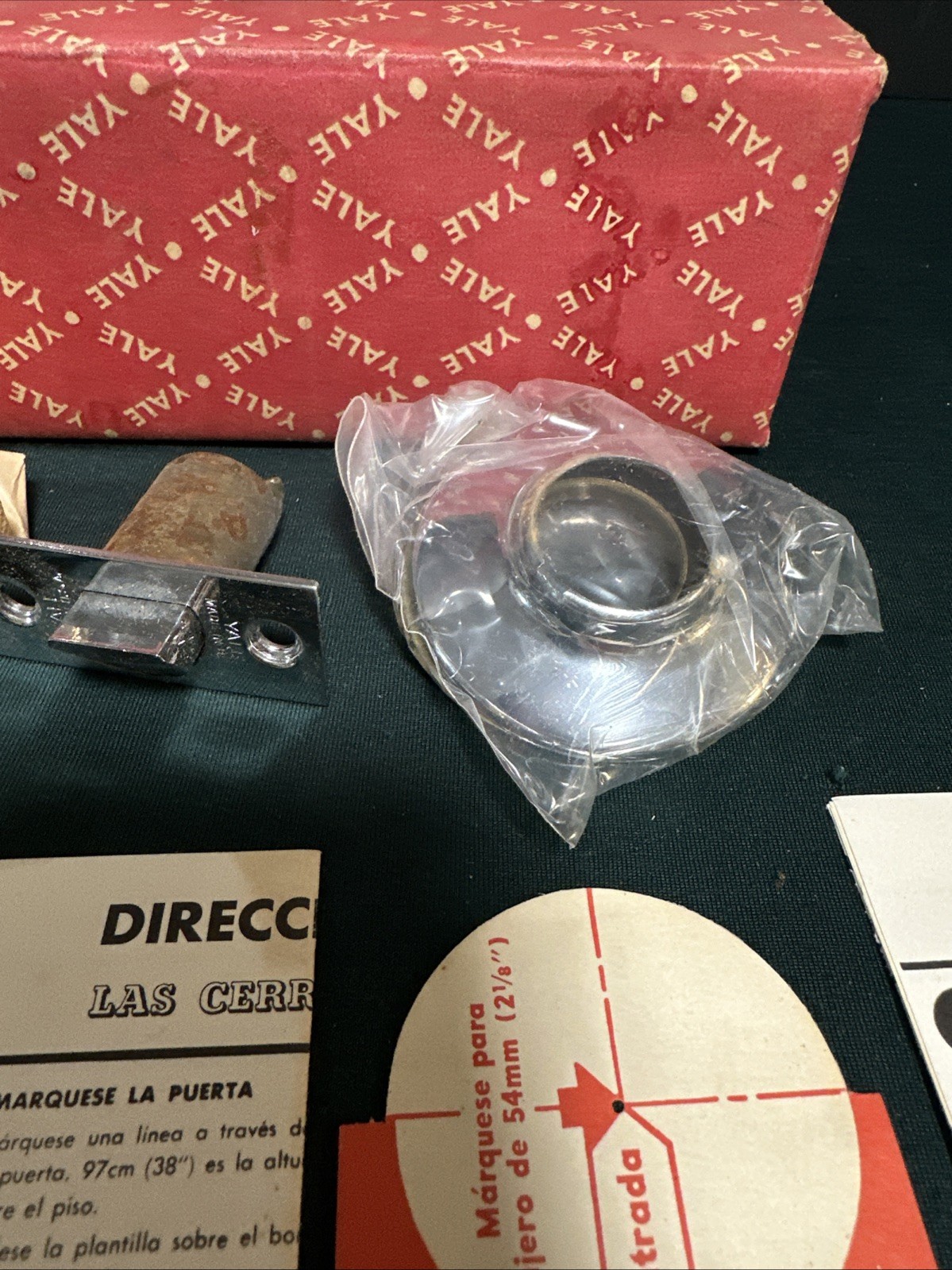 VTG Yale Litchfield LF5302 Series Lockset BY22 x DZ10 / US10 x US26 Finish NOS