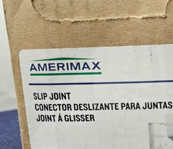 (QTY 10) AMERIMAX HOME PRODUCTS 19209 4-Inch Galvanized Slip Joint White