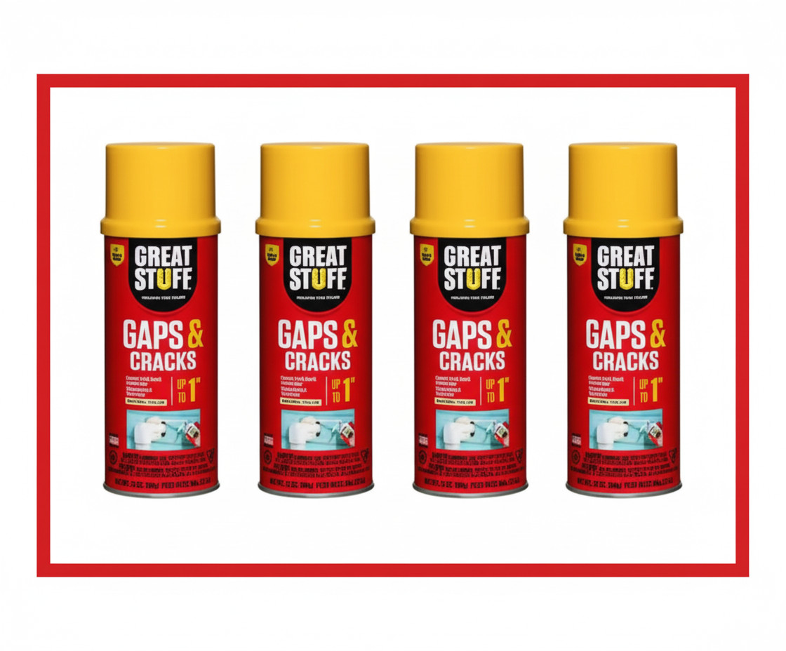 Great Stuff 12 Oz. Gaps and Cracks Insulating Spray Foam Sealant 4 Pack