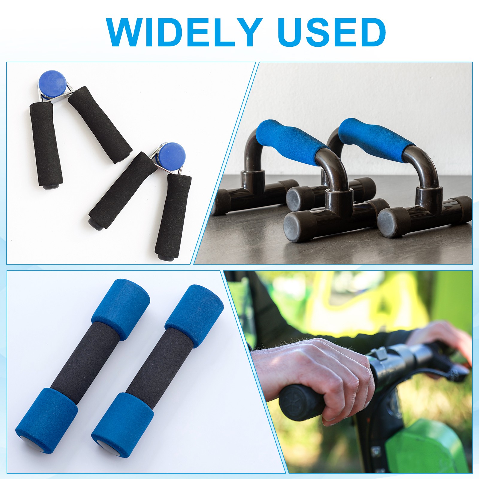 1″ID x 3.28Ft Pipe Insulation Foam Tube Foam Pipe Tubing Cover Blue