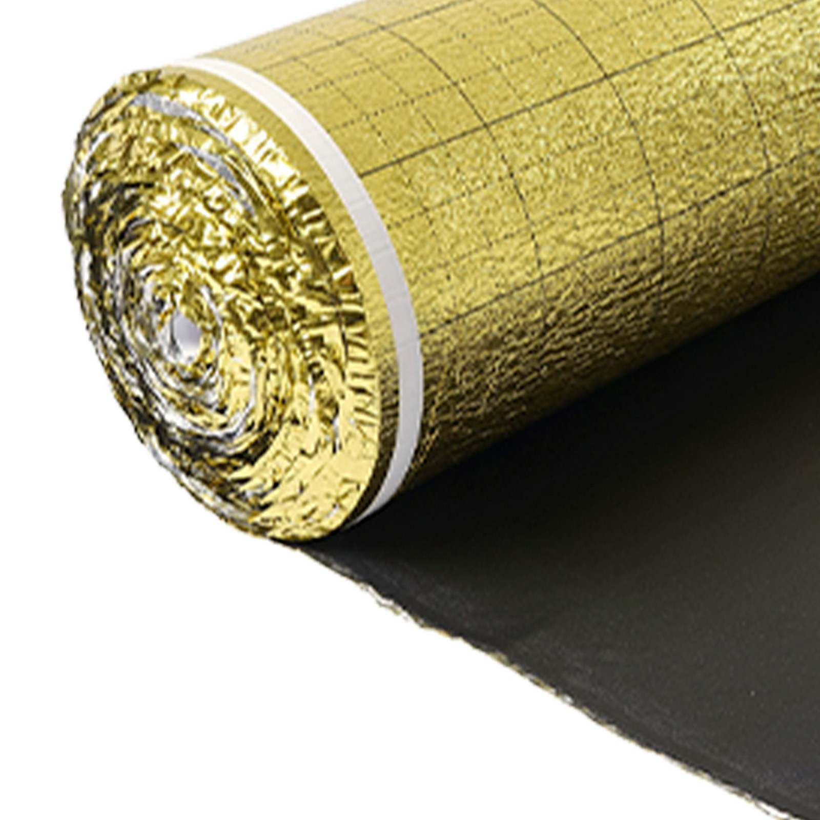 VEVOR Floor Underlayment 200 sq ft Roll 3mm Vapor Barrier Soundproofing Gold