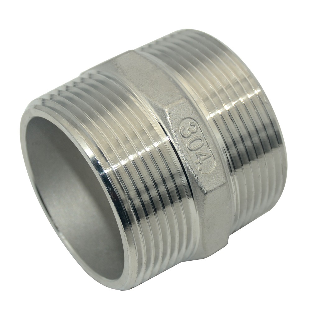2-1/2″ 2.5 inch Male MM connectorPipe Fitting Hex Nipple NPT Stainless Steel 304