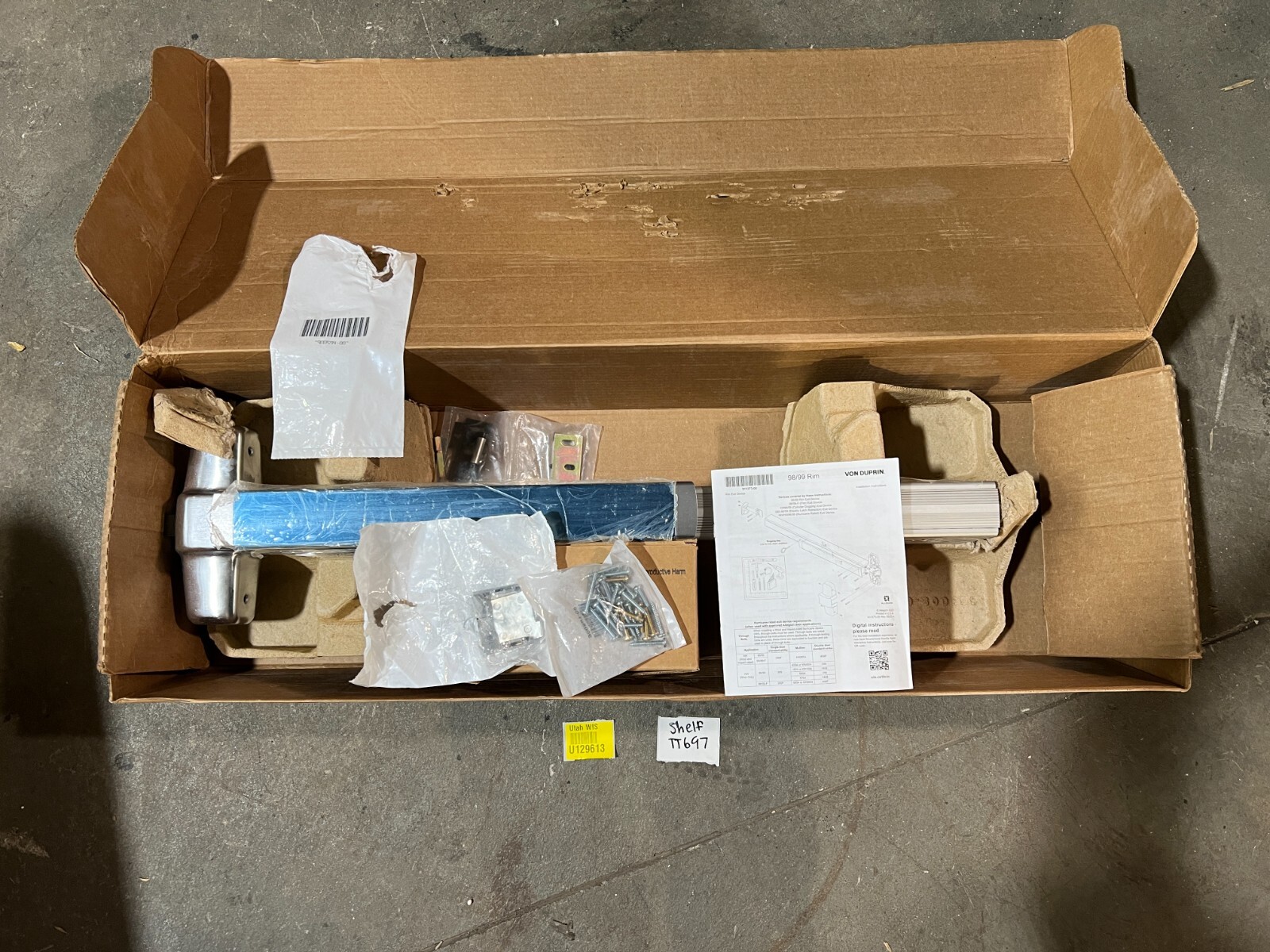 Von Duprin 99L-06-3-26D-LHR Rim Exit Device,Grooved Mechanism, Left Hand Reverse