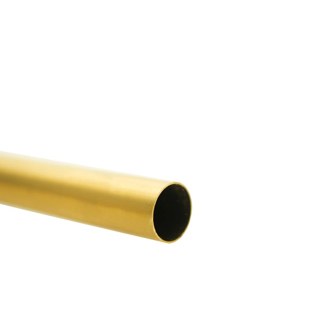 Tynulox H62 1/2″(12.5mm) OD Brass Tube 0.5mm Wall × 300mm Length 12.5 mm
